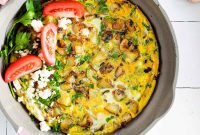 Lazy Sunday Potato Omelette