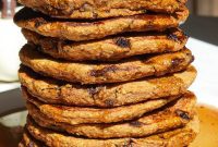 Fluffy Pumpkin Chocolate Chip Pancakes Vegan Gluten-Free