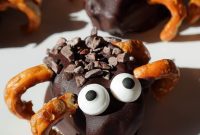 Spooky Stuffed Date Spiders