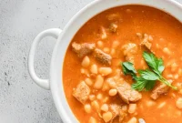 Fasolia Yabsa A Traditional Iraqi White Bean Stew