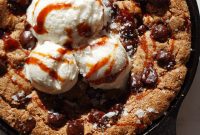 Gooey Skillet Chocolate Chip Cookie Perfection (Vegan and Gluten-Free)