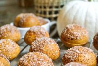 Vegan Spiced Pumpkin Donut Bites
