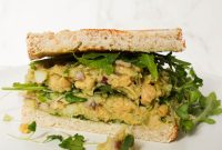 Zesty Vegan Chickpea Sandwich