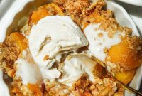Wholesome Peach Crumble
