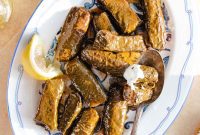 Authentic Yalanji Vegetarian Stuffed Grape Leaves