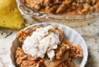 Wholesome Pear Crumble