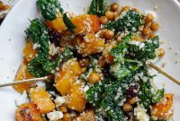Nourishing Vegan Butternut Squash and Kale Quinoa Bowl