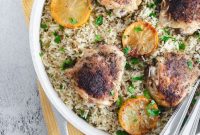 Golden Skillet Chicken and Rice