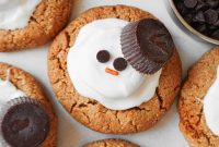Whimsical Vegan Gluten Free Melted Snowman Cookies