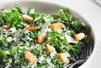 Creamy Tahini Kale Salad