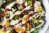 Nourishing Roasted Potato and Lentil Harvest Bowl
