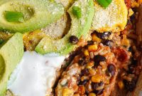Plant Based Mexican Rice Bake