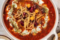 Authentic Afghan Aush Hearty Noodle Delight