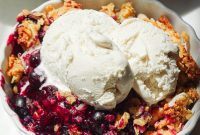 Guilt-Free Blueberry Crisp