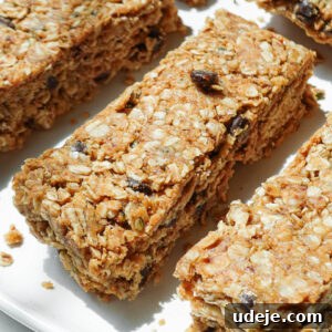 Nourishing Plant-Based Gluten-Free Granola Bars 8 Homemade peanut butter chocolate chip granola bars, vegan and gluten-free