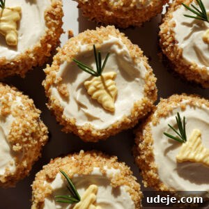 Wholesome Vegan Gluten Free Carrot Cake Muffins 13 Healthy carrot cake muffins topped with high-protein vegan cream cheese frosting