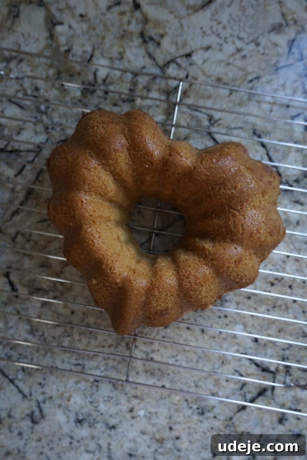 Sublime Vegan Vanilla Bundt 5 Smooth vegan vanilla cake batter in a mixing bowl
