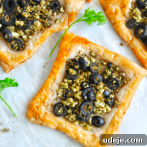 Close-up of baked Za'atar and Feta Hand Pies