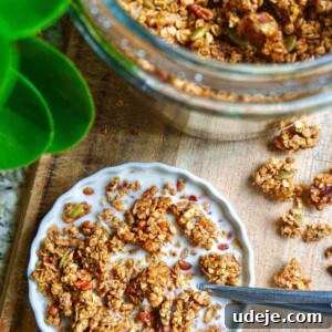 Wholesome Vegan Gluten-Free Pumpkin Granola 4 Pumpkin Granola
