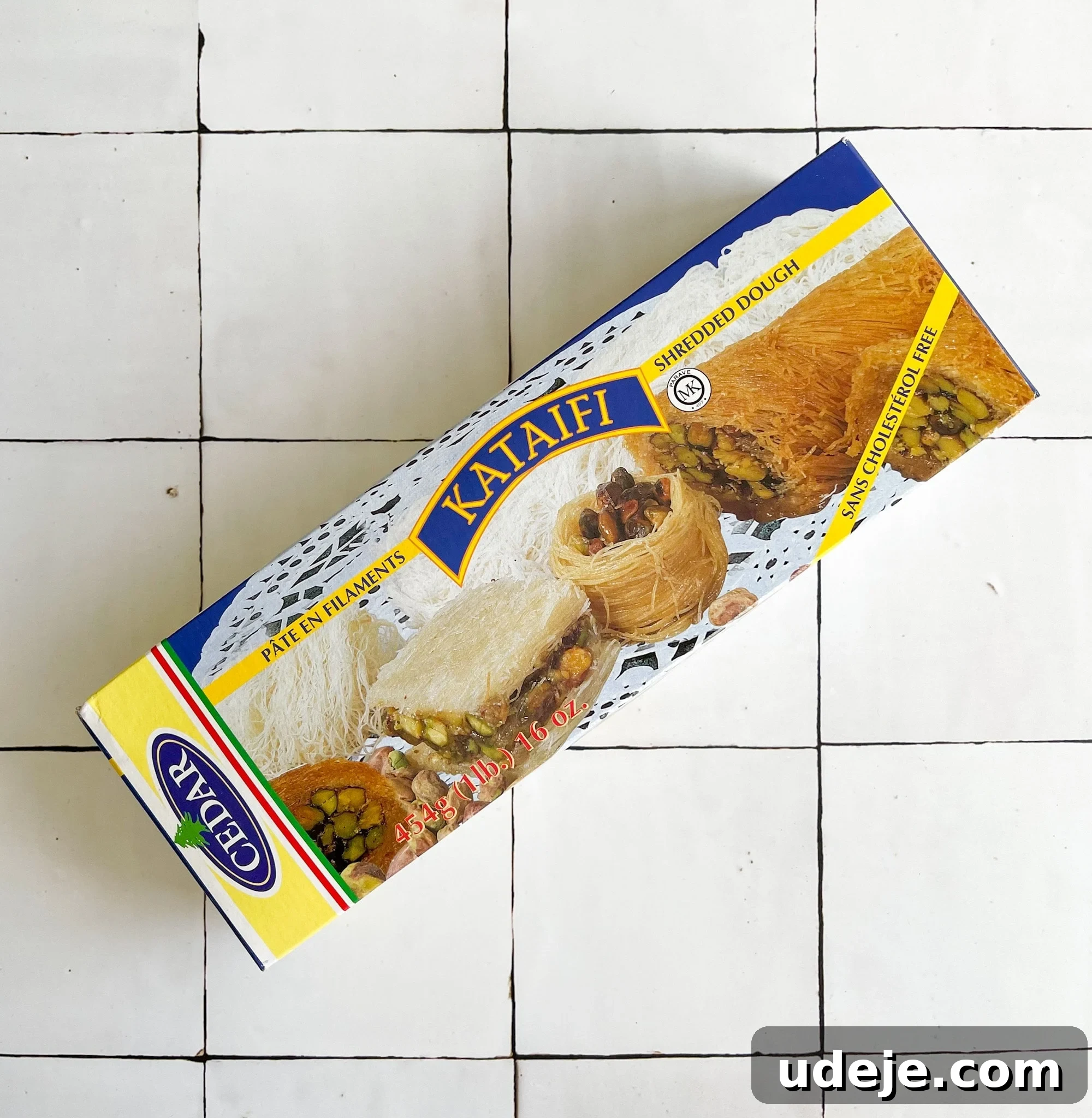 Mozzarella Kunafa Dream Made Simple 3 Box of katiafi dough.