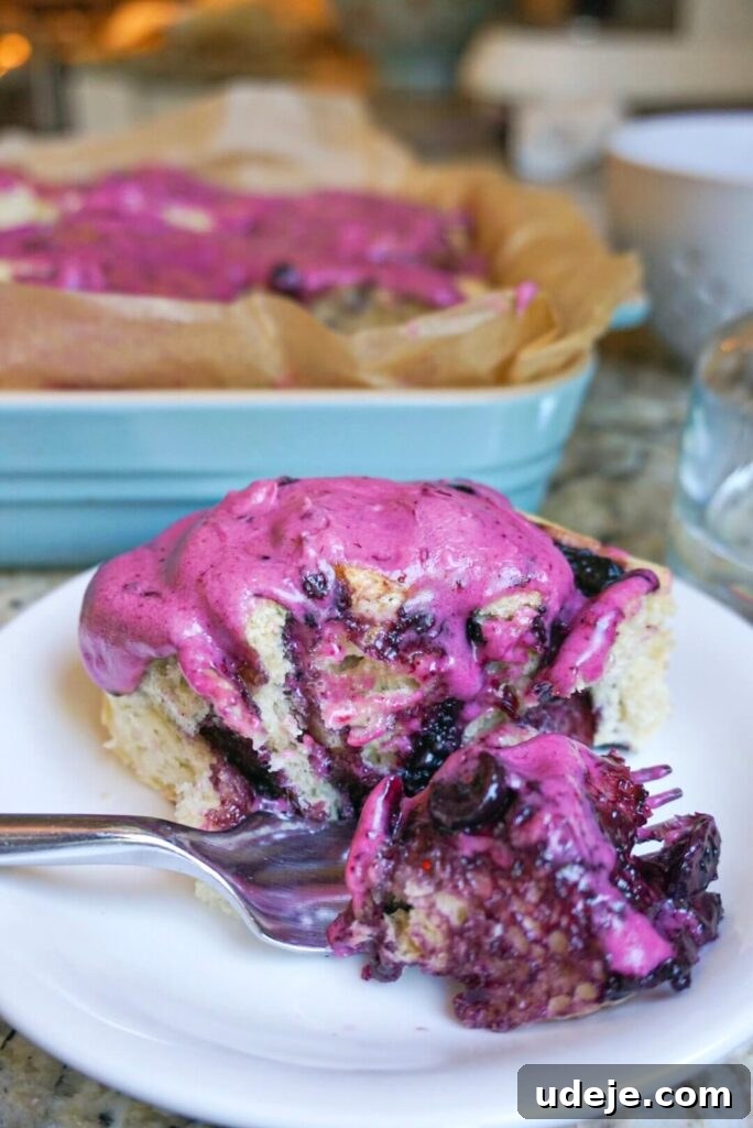 Plant-Based Blueberry Morning Buns 4 A batch of freshly baked Vegan Blueberry Rolls cooling, ready for frosting.