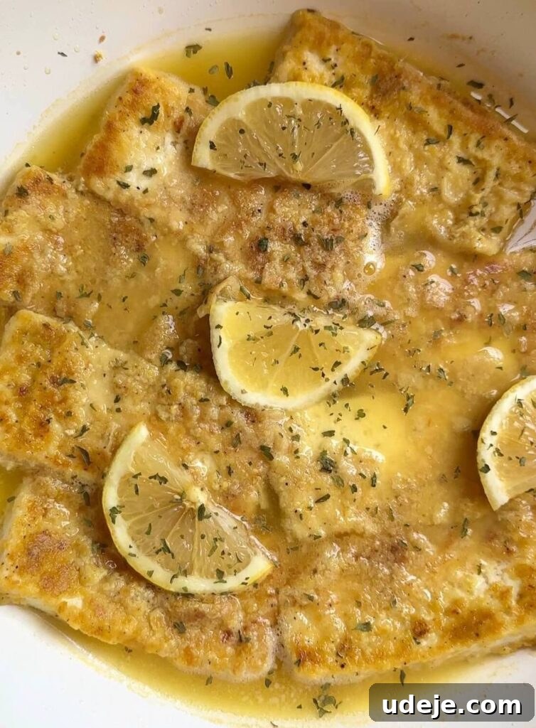 Zesty Vegan Tofu Francese 3 Crispy Vegan Tofu Francese on a plate