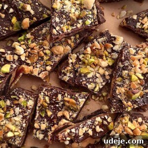 Easy Chocolate Date Bark