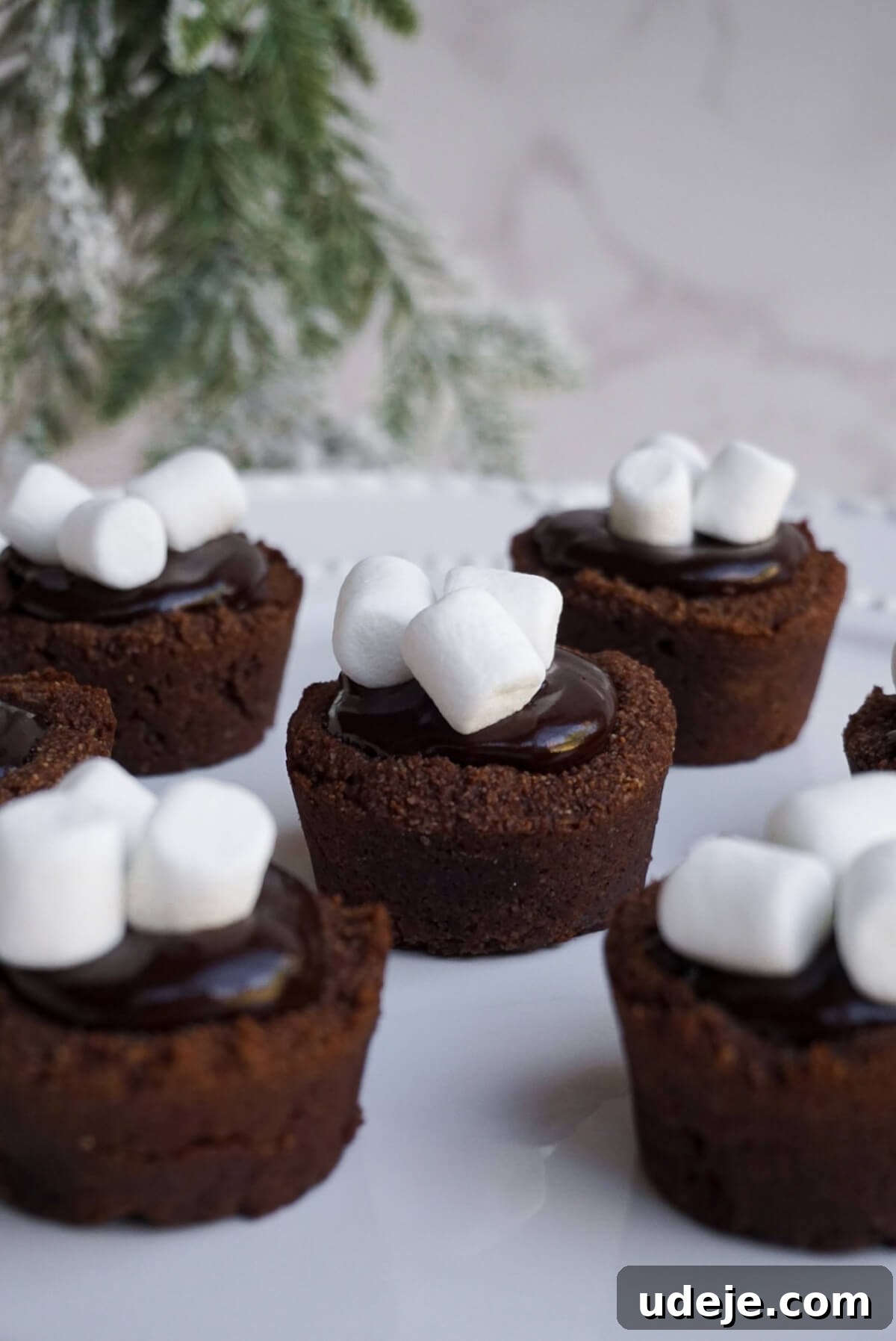 Decadent Vegan and Gluten-Free Hot Chocolate Cookie Cups 2 Delicious vegan and gluten-free hot chocolate cookie cups, perfect for holiday gatherings