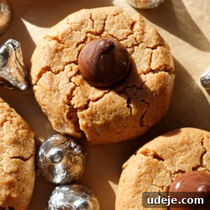Healthy Vegan Gluten-Free Peanut Butter Blossoms 10 vegan and gluten free peanut butter blossom cookies