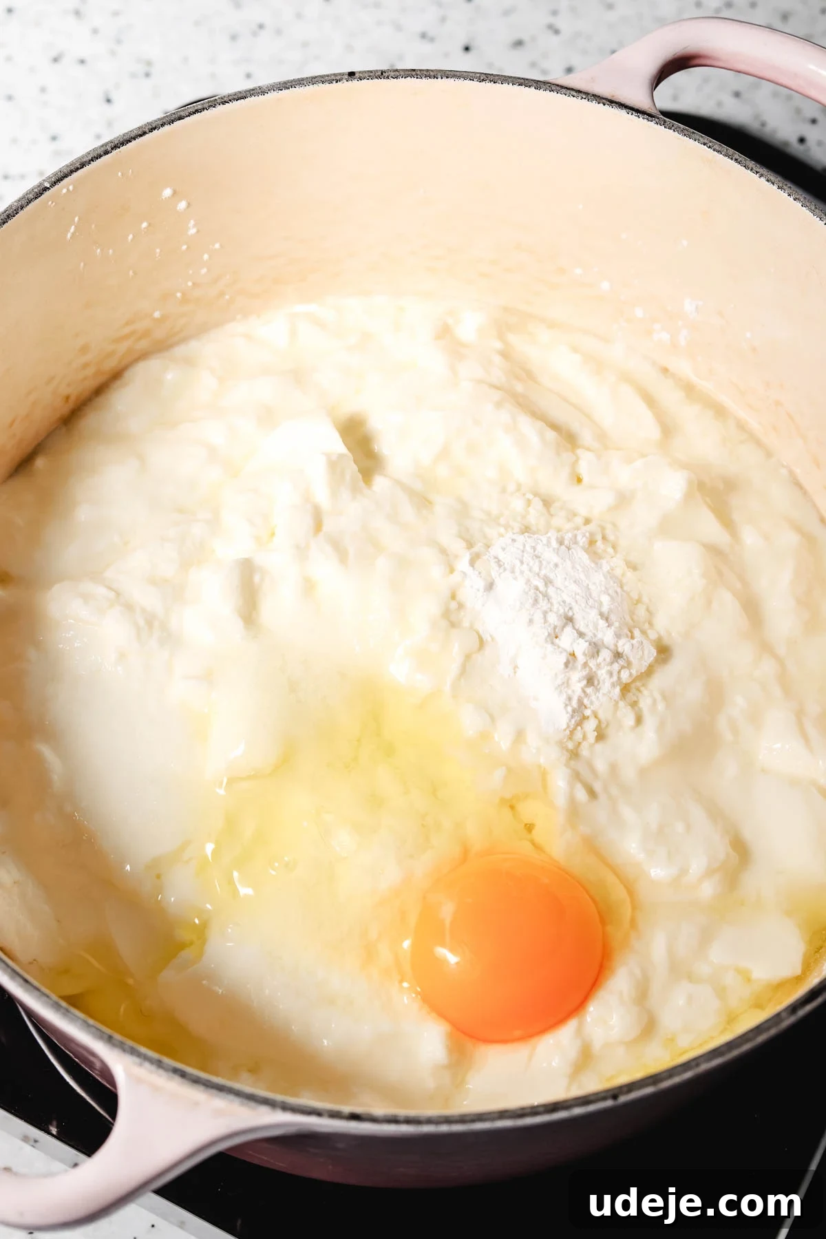 Syrian Shakriyeh: Velvety Lamb and Yogurt Stew 12 yogurt, a raw egg, and cornstarch in a dutch oven