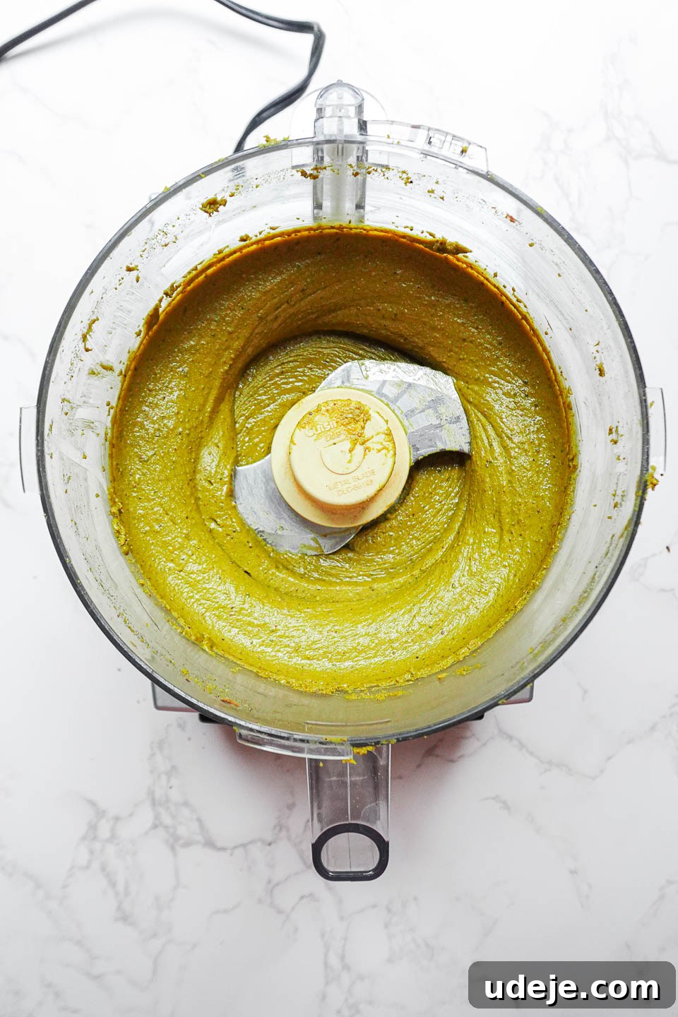 Artisan Pistachio Spread 10 The final creamy and glossy homemade pistachio butter, perfectly smooth and ready to be transferred.