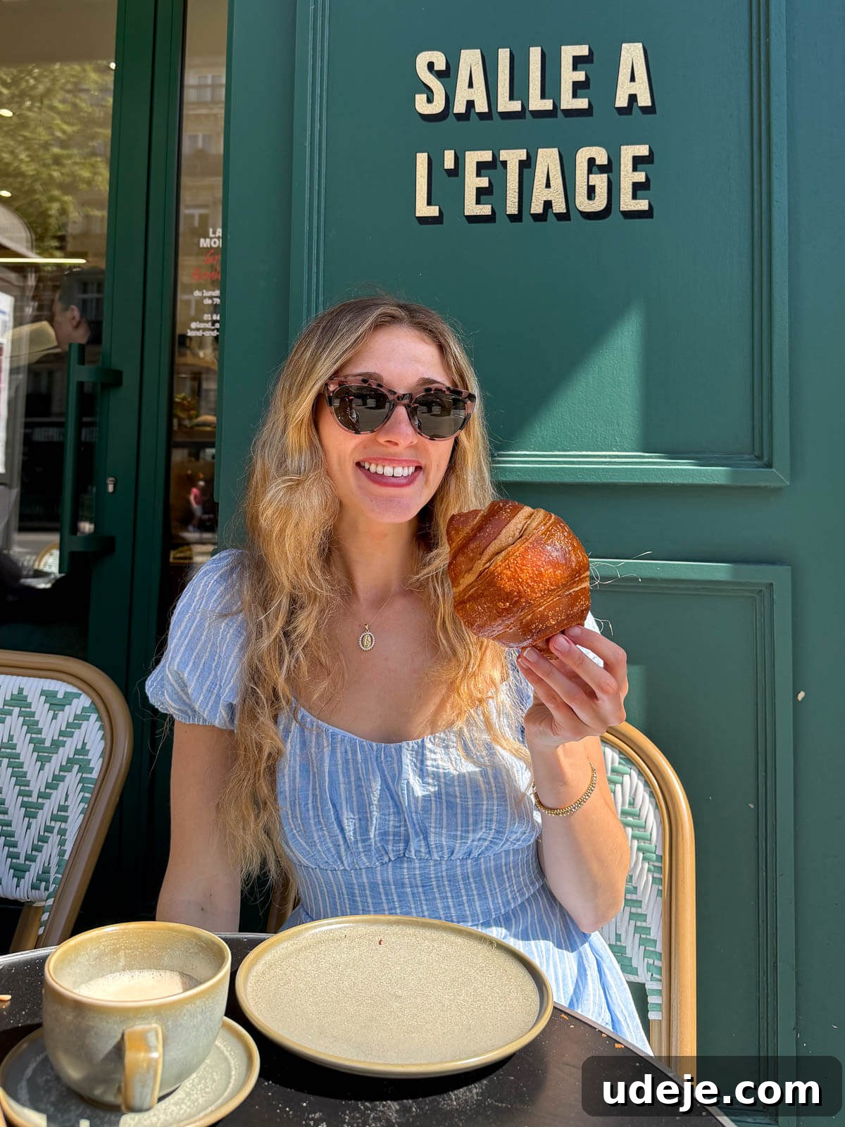 Vegan Restaurants in Paris 2026: Top Picks and Where to Eat 2 Megan holding a vegan croissant
