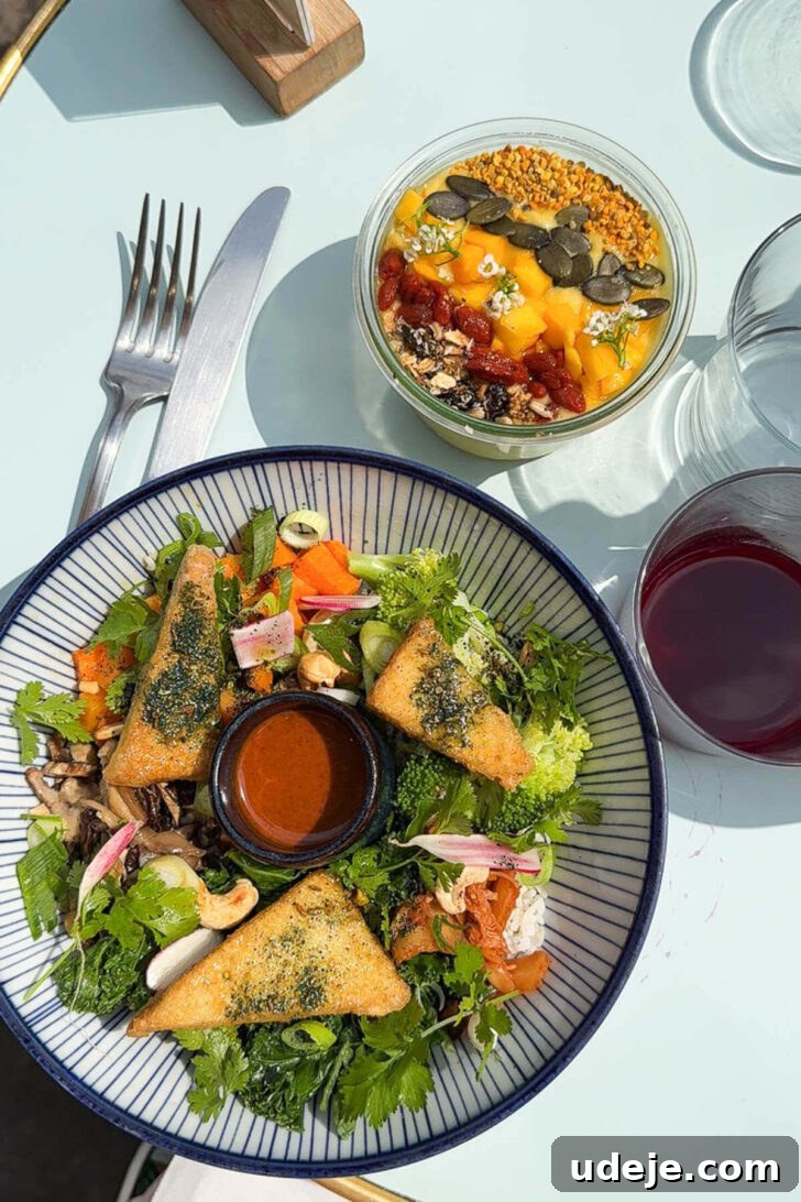 Vegan Restaurants in Paris 2026: Top Picks and Where to Eat 13 Vegan salad from Judy restaurant in Paris.