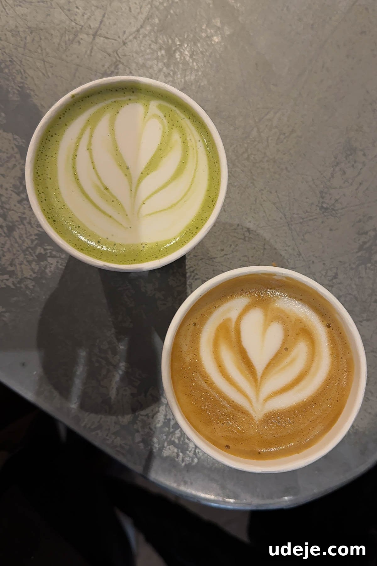 Vegan Restaurants in Paris 2026: Top Picks and Where to Eat 22 Matcha latte and hot latte from Cafe Noir in Paris