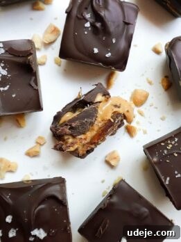 Healthy snickers bites