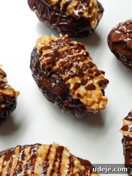 Samoas stuffed dates